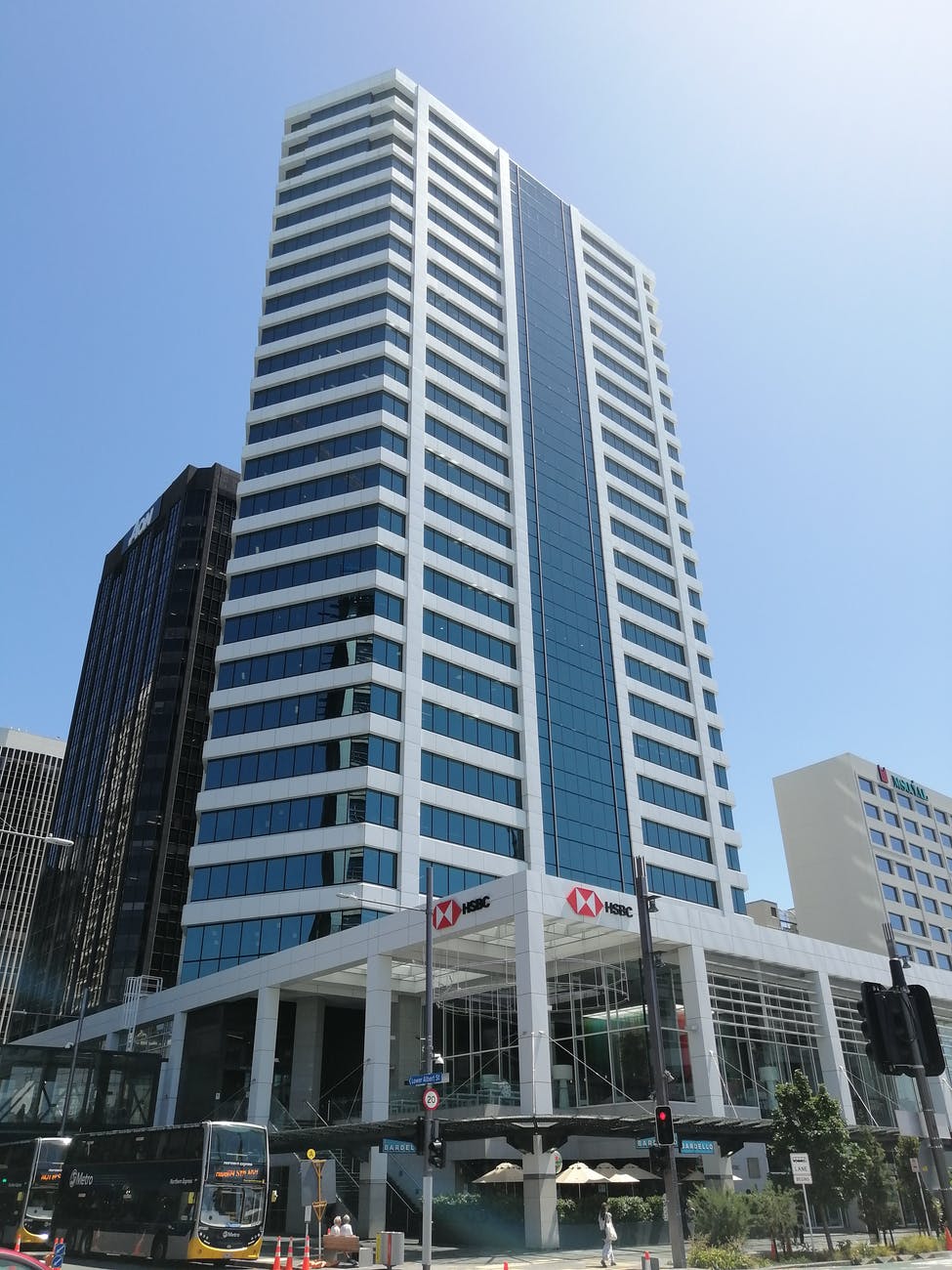 low angle shot of price waterhouse coopers tower
