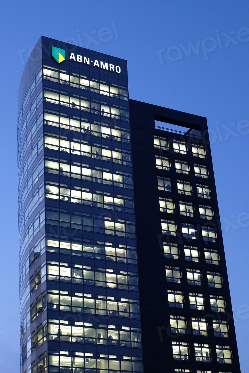 ABN Amro HQ during blue