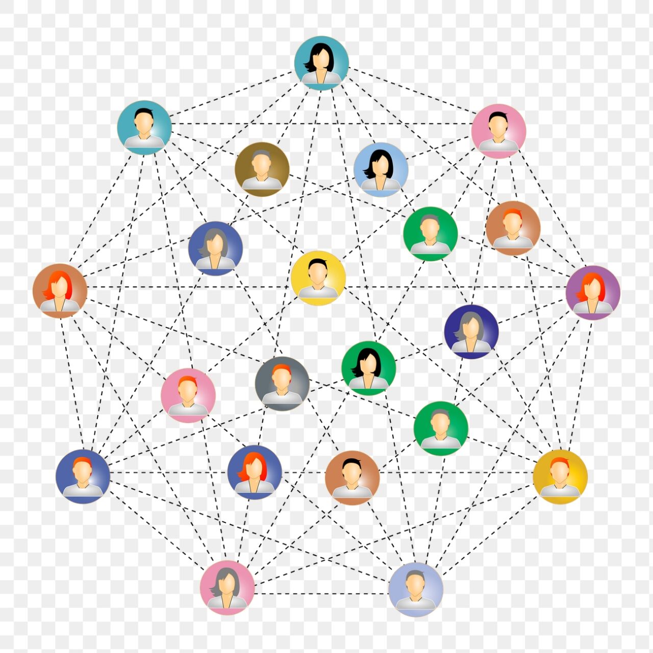 Networking png illustration, transparent background